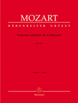 Mozart: Vesperae solennes de Confessore, K. 339