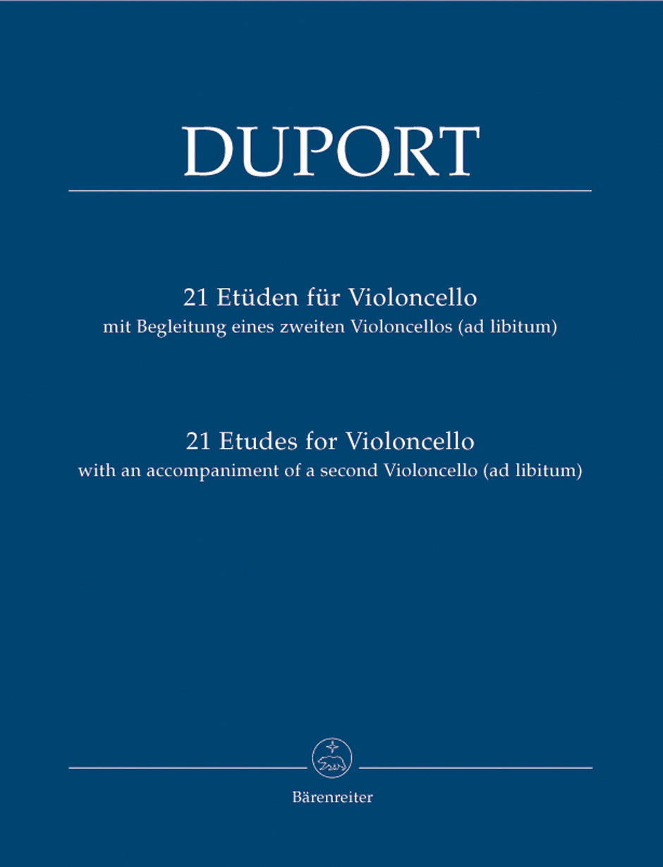 Duport: 21 Cello Etudes