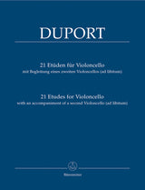 Duport: 21 Cello Etudes