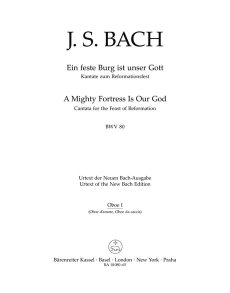 Bach: Ein feste Burg ist unser Gott, BWV 80