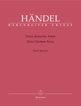 Handel: 9 German Arias, HWV 202-210