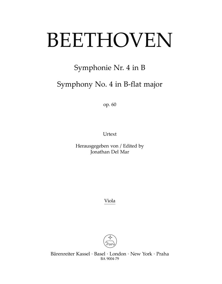 Beethoven: Symphony No. 4 in B-flat Major, Op. 60