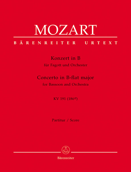 Mozart: Bassoon Concerto in B-flat Major, K. 191 (186e)