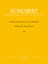 Schubert: Works for Piano Duet - Volume 3