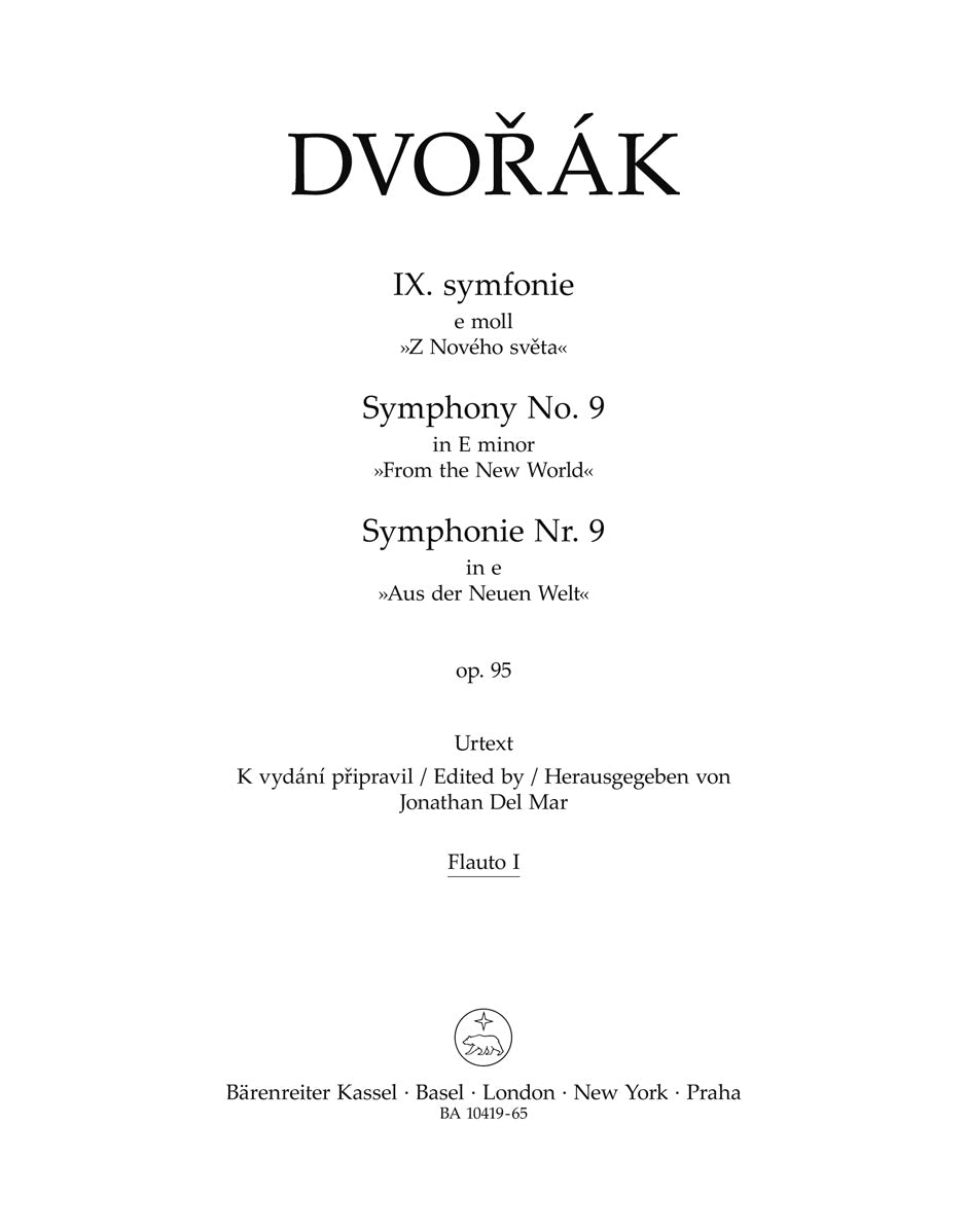 Dvořák: Symphony No. 9 in E Minor, Op. 95