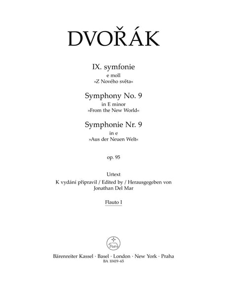 Dvořák: Symphony No. 9 in E Minor, Op. 95