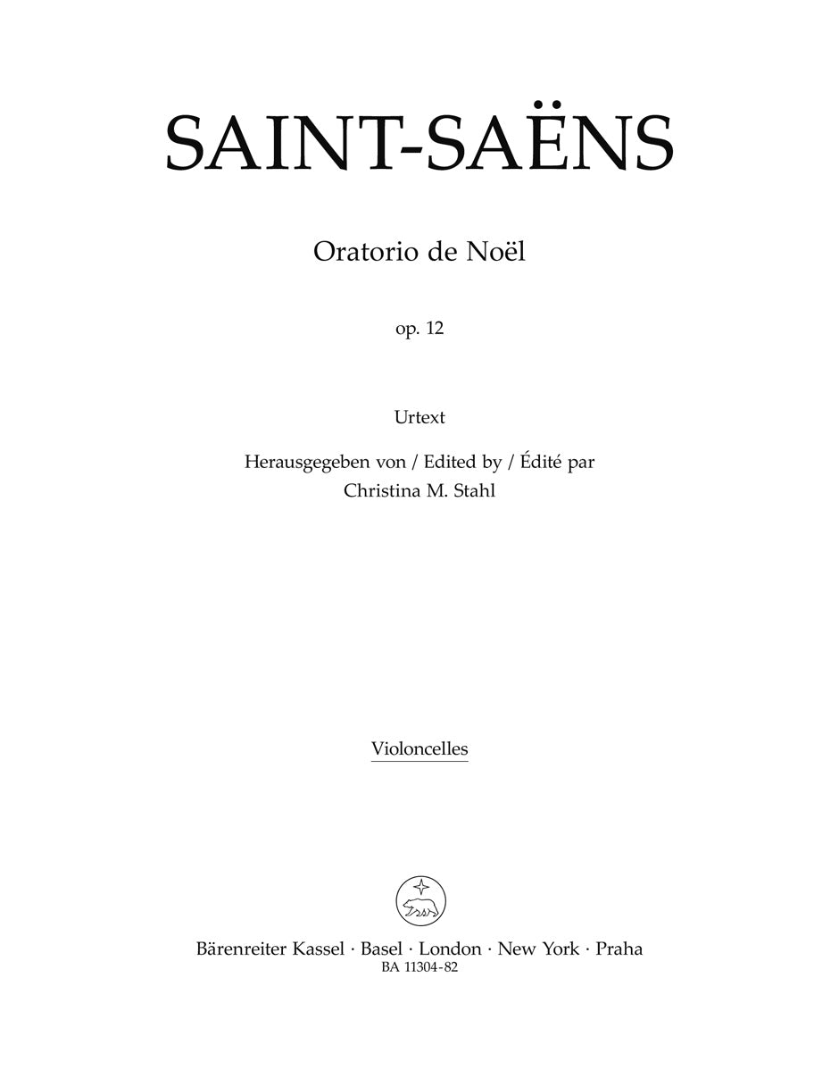 Saint-Saëns: Oratorio de Noël, Op. 12