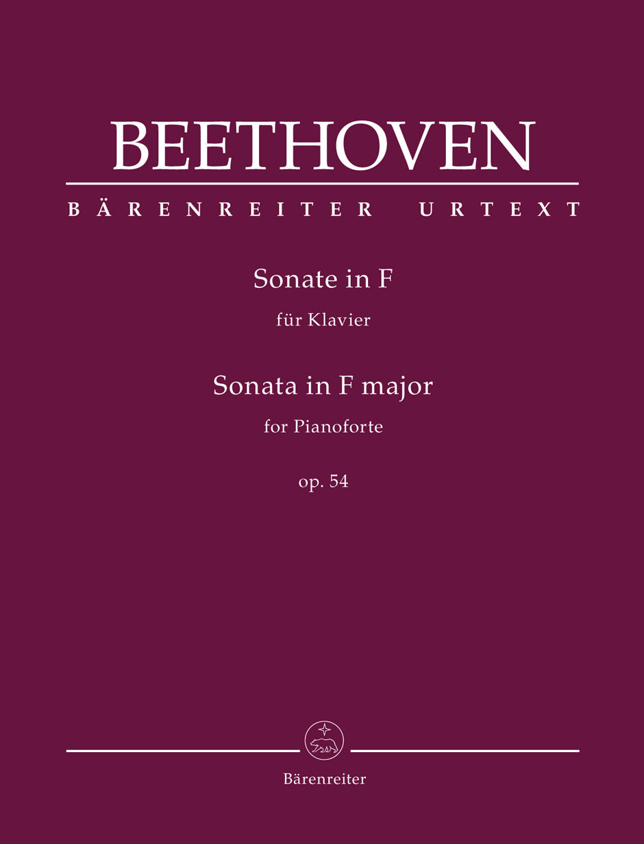 Beethoven: Piano Sonata No. 22 in F Major, Op. 54