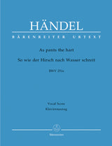 Handel: As pants the hart, HWV 251e