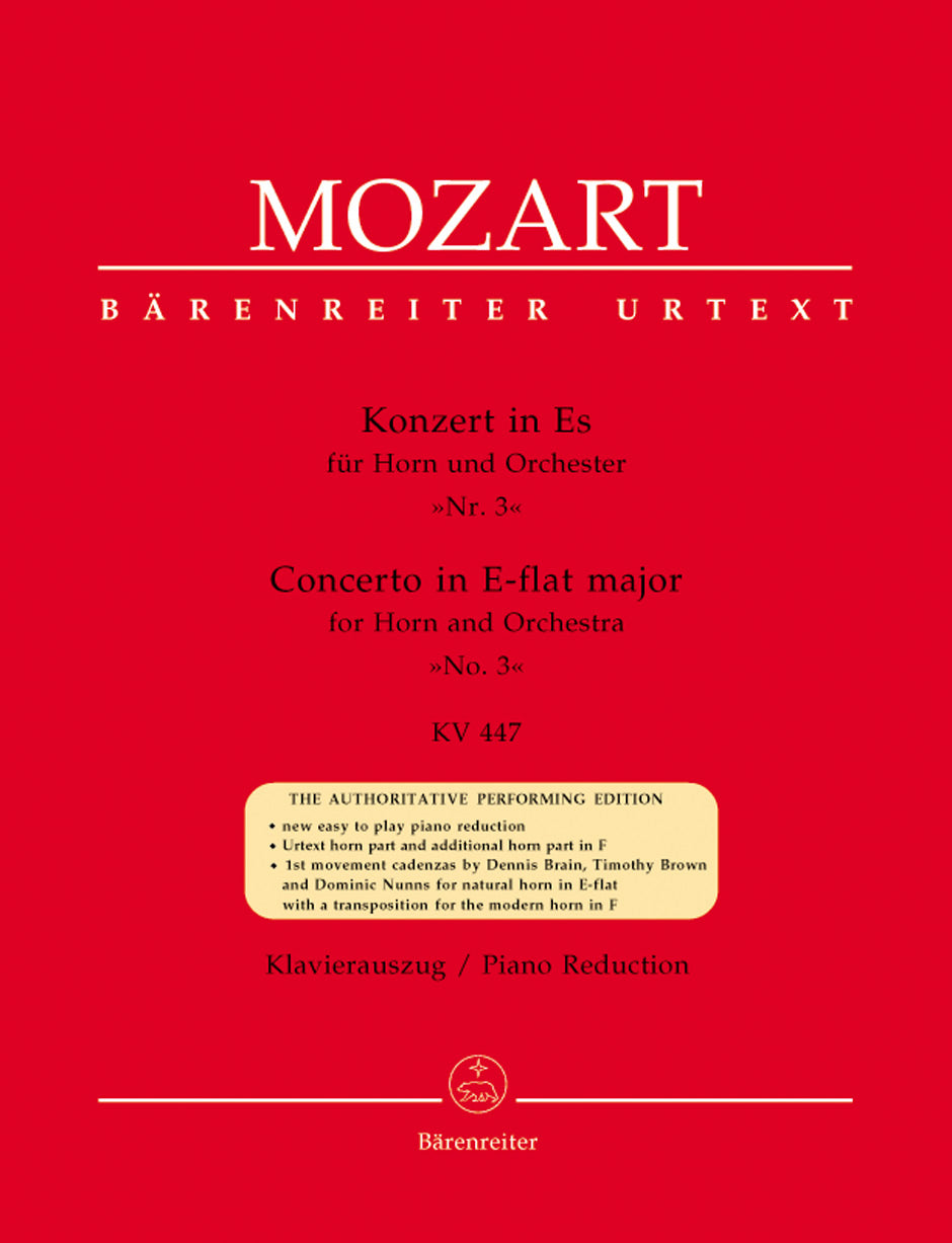 Mozart: Horn Concerto No. 3 in E-flat Major, K. 447