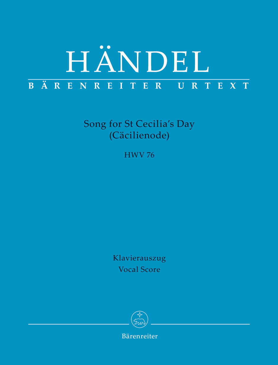 Handel: Ode for St Cecilia's Day, HWV 76