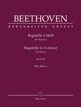 Beethoven: Bagatelle in A Minor, WoO 59 (Für Elise)