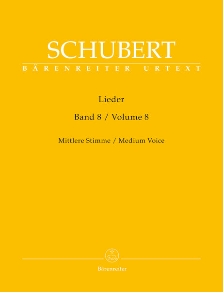 Schubert: Lieder - Volume 8