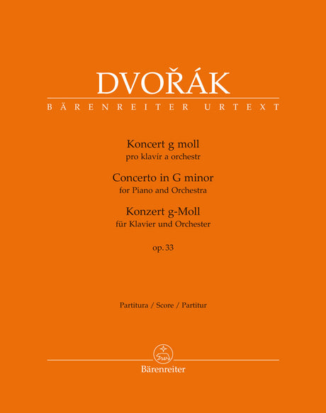 Dvořák: Piano Concerto in G Minor, Op. 33, B 63