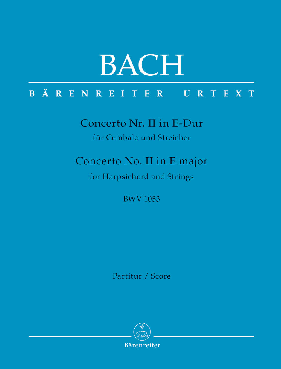 Bach: Harpsichord Concerto No. 2 in E Major, BWV 1053