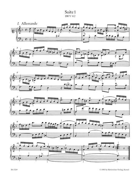 Bach: French Suites, BWV 812-817 / Two Suites, BWV 818-819