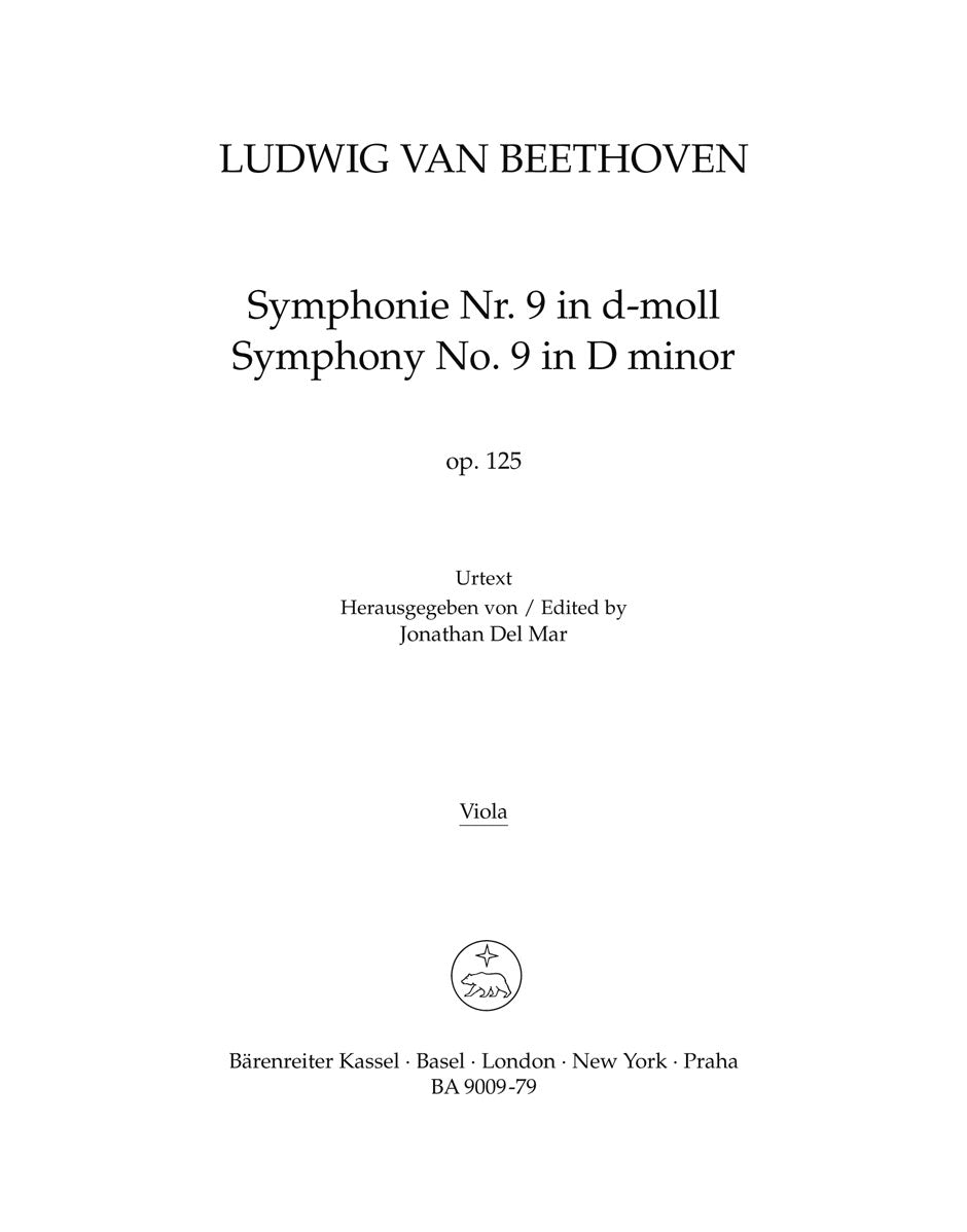 Beethoven: Symphony No. 9, Op. 125