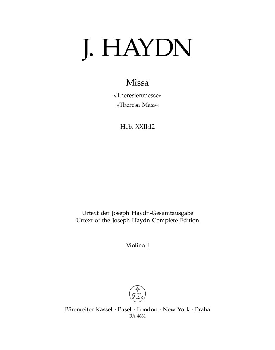 Haydn: Missa in B-flat Major, Hob. XXII:12