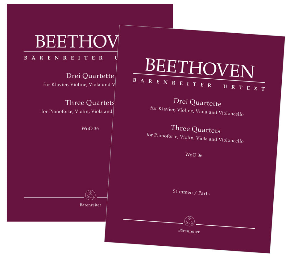 Beethoven: 3 Piano Quartets, WoO 36