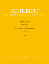 Schubert: Piano Sonata in B-flat Major, D 960