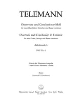 Telemann: Overture Suite and Conclusion in E Minor TWV 55:e1 & 50:5