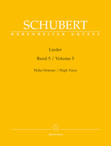 Schubert: Lieder - Volume 5