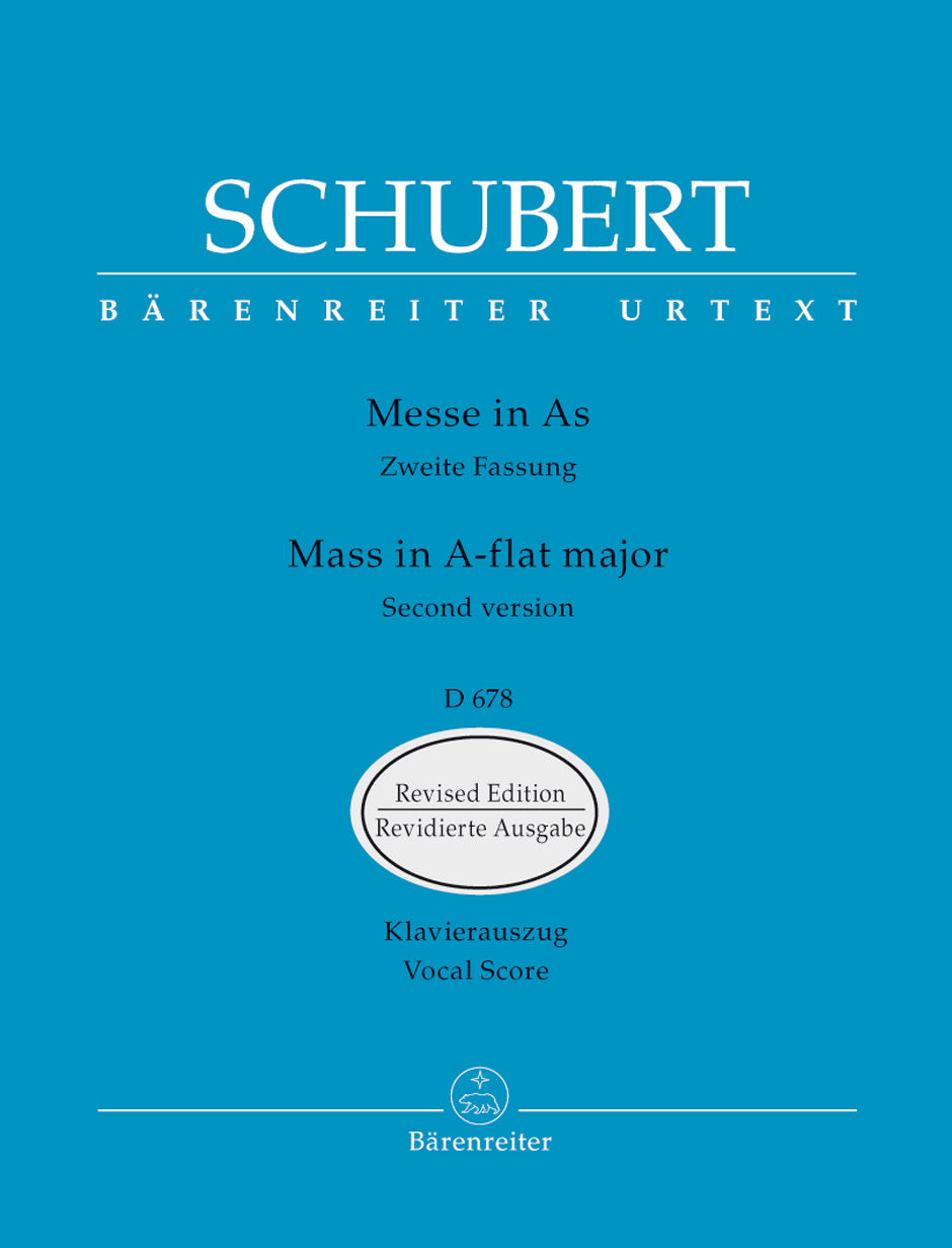 Schubert: Mass in A-flat Major, D 678