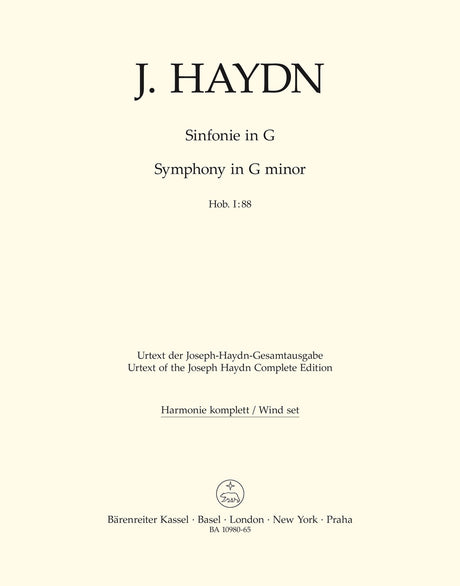 Haydn: Symphony in G Major, Hob. I:88