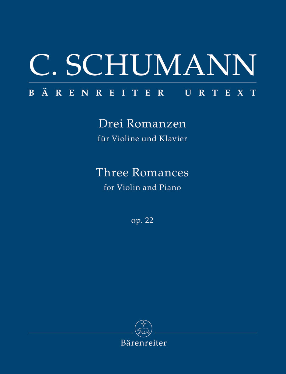 Cl. Schumann: 3 Romances, Op. 22