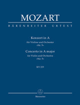 Mozart: Violin Concerto No. 5 in A Major, K. 219