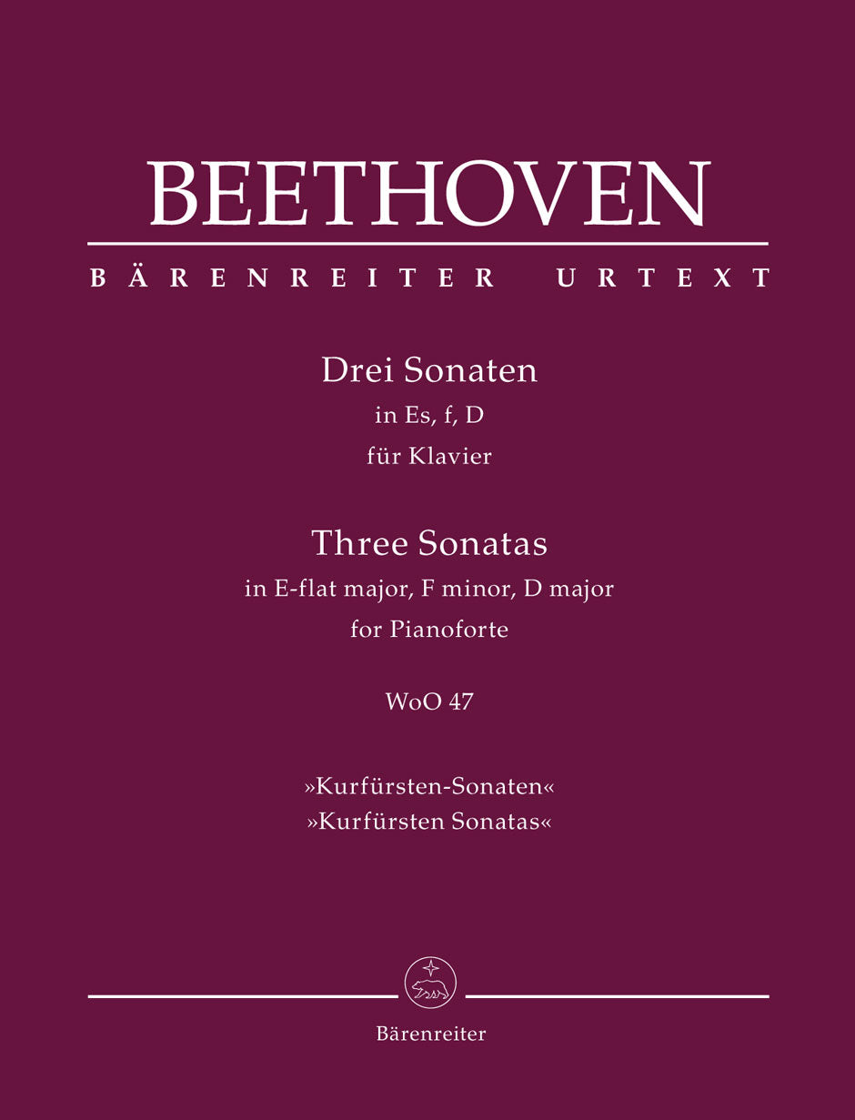 Beethoven: 3 Piano Sonatas, WoO 47