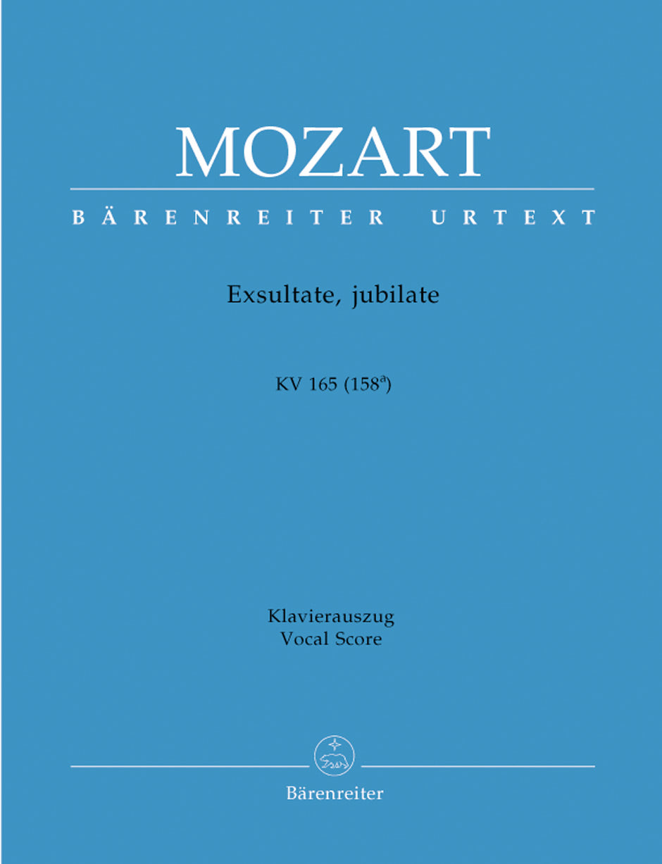 Mozart: Exsultate, jubilate, K. 165 (158a)