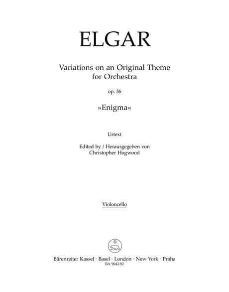 Elgar: Variations on an Original Theme, Op. 36