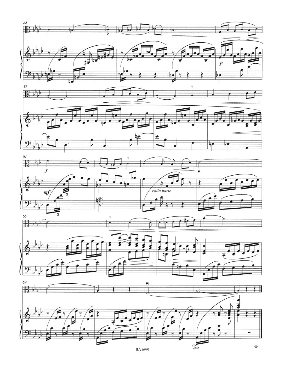 Fauré: 4 Melodies (arr. for viola & piano)