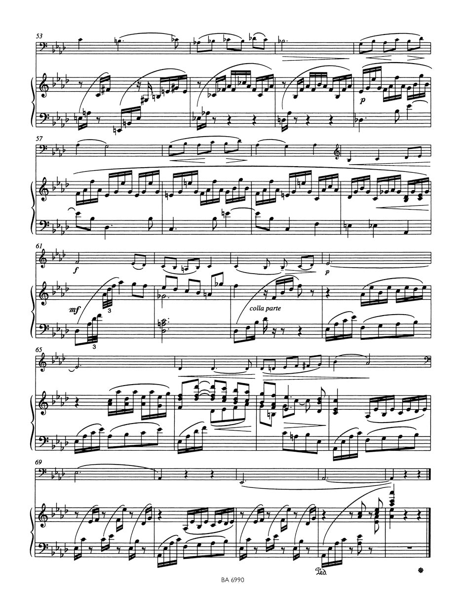 Fauré: 4 Melodies (arr. for cello & piano)