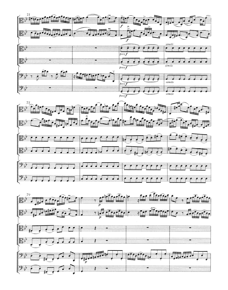 Bach: Brandenburg Concerto No. 6 in B-flat Major, BWV 1051 (with performance markings)