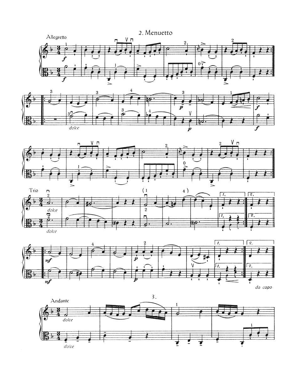 Mozart: 12 Duets, K. 487 (arr. for violin and viola)