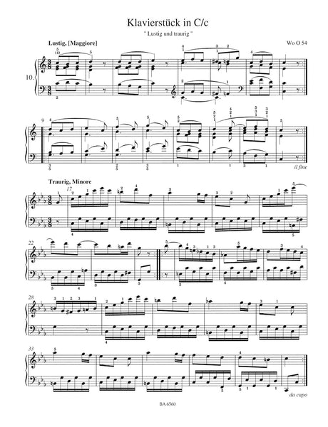 Beethoven: Easy Piano Pieces and Dances