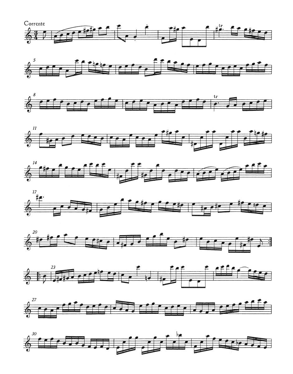 Bach: Partita in A Minor for Solo Flute, BWV 1013