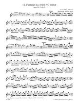 Telemann: 12 Fantasias, TWV 40:2-13 (arr. for treble recorder)